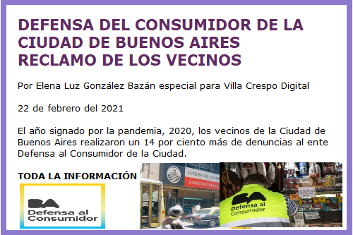 DEFENSA DEL CONSUMIDOR